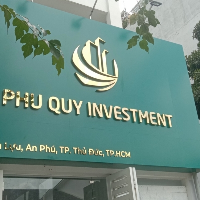 Bảng alu chữ inox