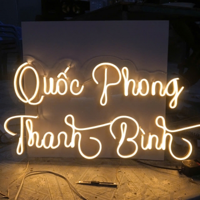 Đèn neonsign bảng tên